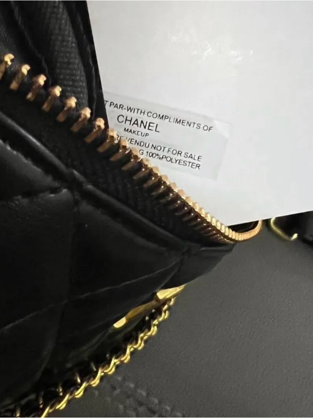 Chanel makeup bag (9” x 5”) - Picture 3 of 3
